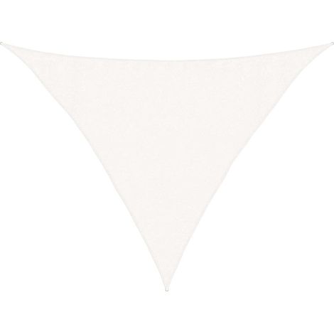 Maison Exclusive - Sonnensegel 160 g/m² Weiß 3,5x3,5x4,9 m HDPE