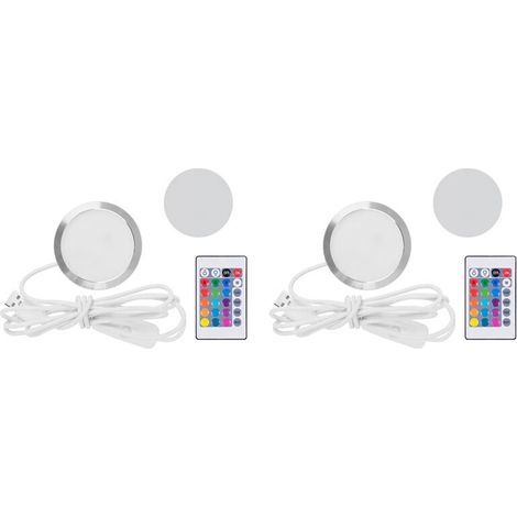 2X Modèle D'Impression 3D Lumière LED Projecteur LED Kit D'Éclairage LED Réglable Multicolore Projecteur LED DIY Sans Coque de Lampe (1/5)