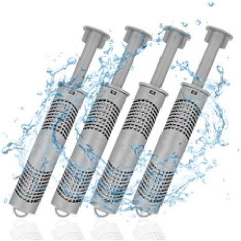 Lot de 4 cartouches à ions argent Hot Springs pour une purification efficace de l'eau du spa – Bâtons filtrants minéraux sûrs pour spa 3,5×22,9cm (1/5)