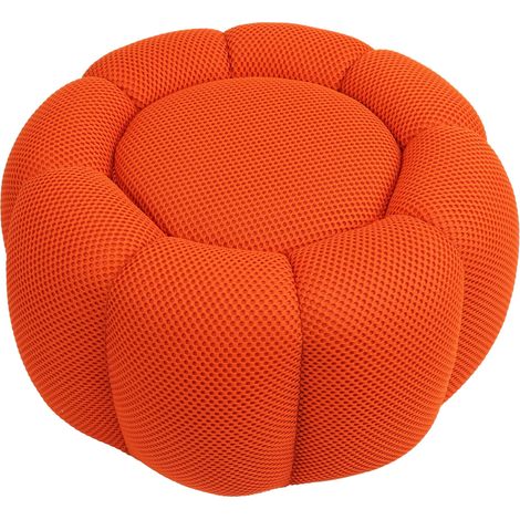 Mömax Hocker Flower in Meshstoff Orange (1/5)