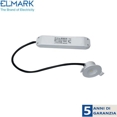 LED DOWNLIGHT 3W 6000K 230V D80 WITH EMERGENCY                                                           - Luce FREDDA