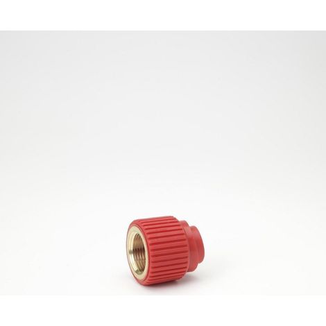NIRON RED 40/50 mm Polypropylen-Verbindungsteil, Ausgang 25x3/4", Socket-Schweißung