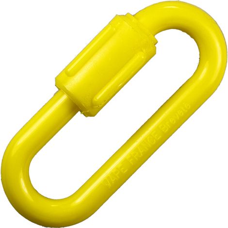 Maillon rapide PA Ø 6mm Jaune - 1762312
