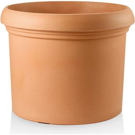 Vaso tondo "Classic Vicenza" per fiori e piante da giardino -40 cm / Antracite
