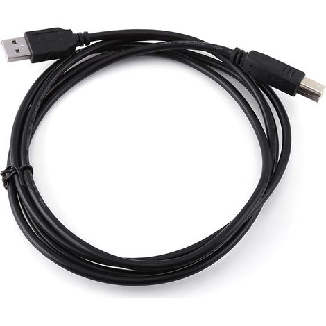 Câble USB 2.0 de type A mâle vers B mâle, 180 cm, haute vitesse, pour imprimante/scanner, neuf. (1/5)