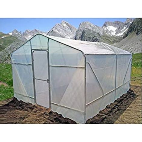 GYC -Gewchshaus fÐ©r Garten oder 2 -Abteilungsgarten mit Abdeckung (4,05 m x 3,12 m x 2,2 m) - Ref: 24901521