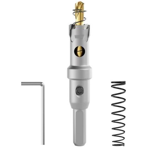 Scie-cloche en carbure de tungstène haute performance, coupe-trous TCT. Acier inoxydable et grille métallique sont le choix idéal (16mm) (1/5)