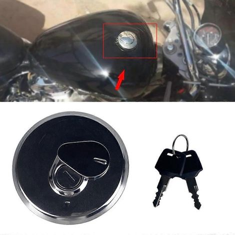 Bouchon de réservoir d'essence pour motos GN250 et GN125. (1/4)
