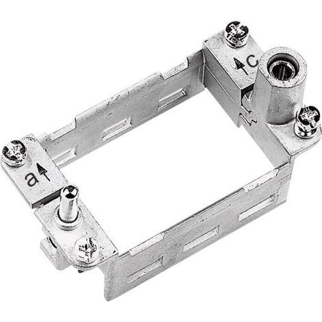 Connettori industriali serie Han® modulo DD - inserti 09140100313 HARTING Contenuto: 1 pz. Telaio porta moduli (1/3)