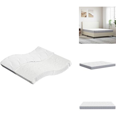 Matelas à ressorts ensachés moyen 160x200 cm - Matelas À Ressorts Ensachés - Matelas Confortable - Matelas Double - Literie - Sommier (1/5)