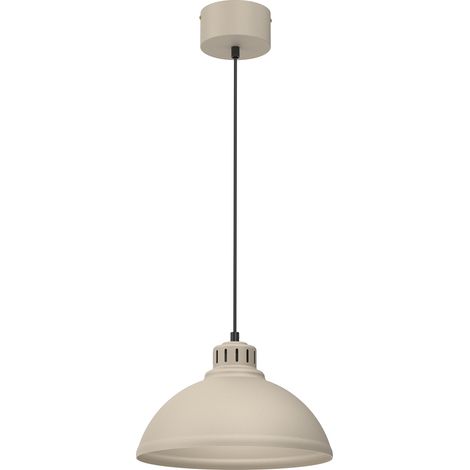 Lampada sospensione Sven crema Ø30 E27 15W Luminex