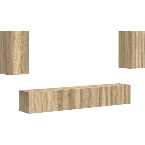 Ensemble meuble TV 5 pcs Chêne Sonoma Bois d'ingénierie