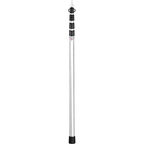 Mât télescopique réglable en aluminium 4 sections 230 cm – Stabilité accrue avec tubes de 30 mm – Pour tentes et bâches en extérieur (1/5)
