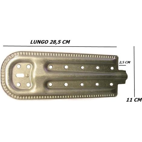 BRUCIATORE PER BARBECUE FORNO BOMPANI BOREAL UNIVERSALE CM 31 x 11 CM (1/4)