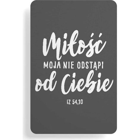 Kühlschrankmagnet – Meine Liebe wird dich niemals verlassen