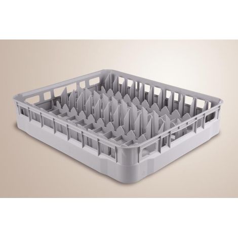 Panier à assiettes pour lave-vaisselle - 50 x 60 cm - 24 compartiments - Maxima