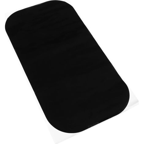 PVC Autocollant pour Toit Ouvrant de Voiture Noir Brillant 89x45cm (1/5)