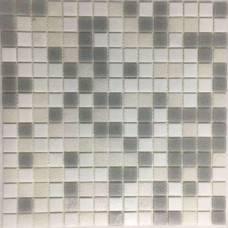 Mosaique piscine Mix beige gris blanc NUVOLA 32.7x32.7 cm - 2.14m² (1/2)