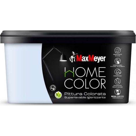 MaxMeyer Idropittura Superlavabile 2,5L Finitura Opaca Fior di Cotone
