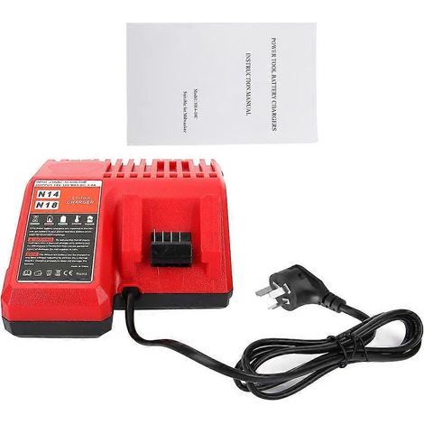 Ersatz-Ladegerät für 18-V-Lithium-Ionen-Akkus von Milwaukee (M18, AU-Stecker, 220 V)