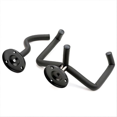 Lot de 2 crochets de fixation murale robustes pour guitare acoustique et électrique. (1/5)
