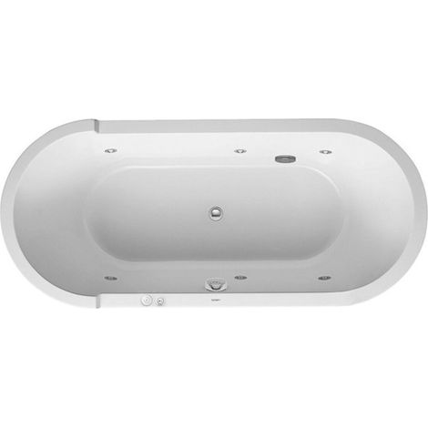 Baignoire ovale STARCK 170 l 180x80 avec 2 jets RS Jet-Syst (1/2)