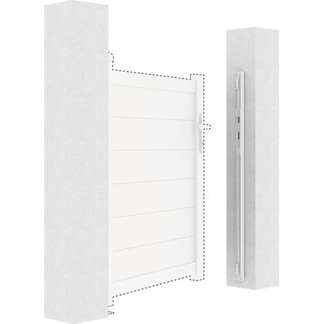 Kit d'inversion portillon coloris blanc EIGER 100x115CM