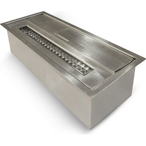 Bruciatore a bioetanolo 1.5LT ACCIAIO INOX 430SS L30 x P12.5 x H8.5 cm
