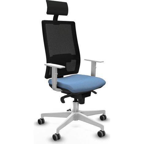 Sedia Ufficio con Poggiatesta Piqueras y Crespo 4B026G1 Blu cielo (1/5)