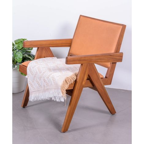 Nest Dream - Vintage-Sessel mit Armlehnen - Compass - Orange