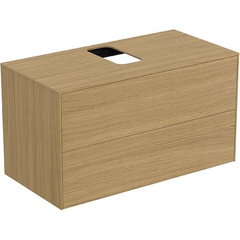 IDEAL STANDARD T3942Y6 Meuble sous-lavabo WT Conca, 2 tiroirs (1/2)