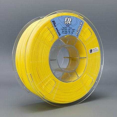 ProRock ASA Filament, 1.75mm, 1000g ProRock ASA Filament 1.75mm 1000g Yellow
