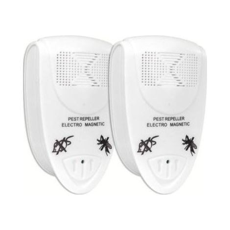 Lot de 4 répulsifs anti-nuisibles à ultrasons - idéal pour les souris et les rats, efficace contre les cafards, les fourmis, les moustiques, les mouches, les araignées et les mites. (1/4)