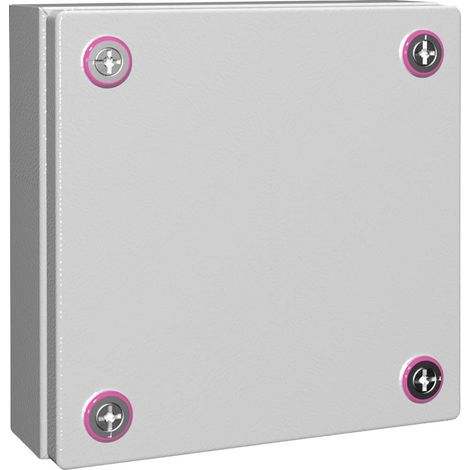 RITTAL KX 1516.000 COFFRET DINSTALLATION, BOÎTIER MURAL 200 X 200 X 80 TÔLE DACIER GRIS CLAIR 1 PC(S) 1516000 (1/2)