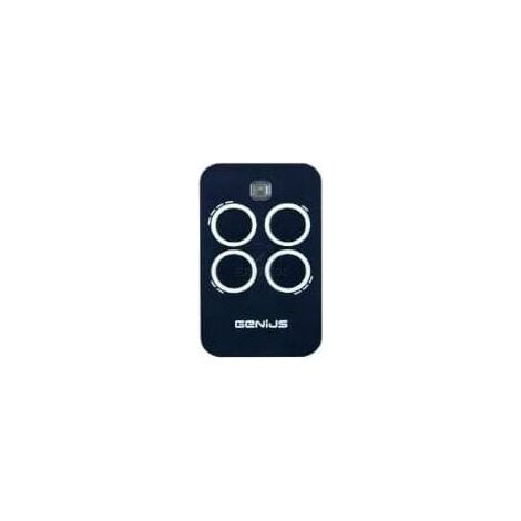 – Télécommande GENIUS ECHO TX4 – Fréquence 433.92 MHz – Programmation directe dans le récepteur – Compatible avec dispositifs domotiques (1/3)