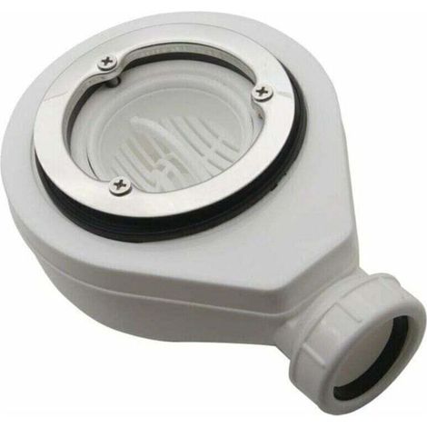 Bonde horizontale sans capot Ø90 DONA pour receveurs de douche (1/4)