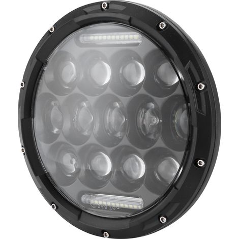 Phare LED 7 pouces 75W 6500K Super Lumineux Efficace Compatible Jeep Wrangler (1/5)