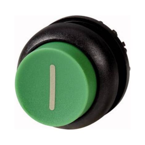 Bouton-poussoir saillant vert I à rappel EATON M22S-DH-G-X1 (1/2)