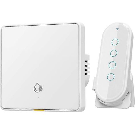 Interrupteur intelligent Tuya Zigbee RF433 20 A 4000 W avec moniteur et assistant IA pour chauffe-eau, interrupteur mural et télécommande B (1/5)