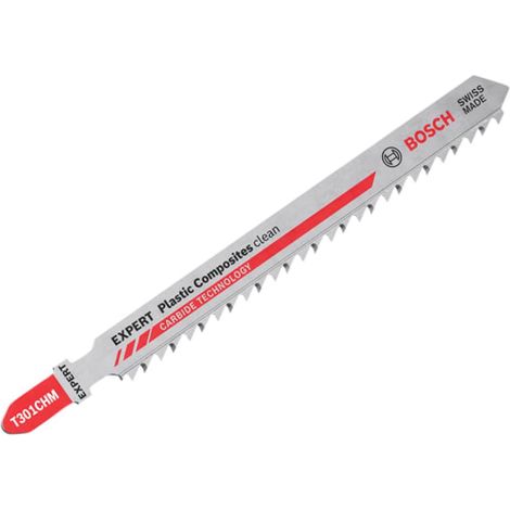 Bosch T301CHM Jigsaw Blades for Plastic Composites - Pack of 3