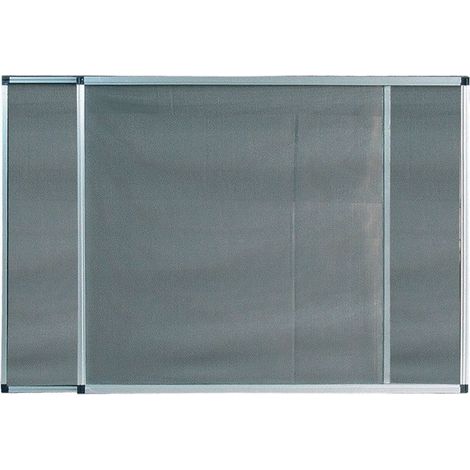 ZANZARIERA TELAIO ESTENSIBILE GRIGIO 75X100 UNIDIREZIONALE MAURER FIBRA