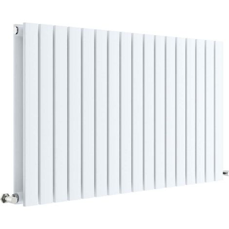 Nuie 600mm x 992mm Satin White Sloane Double Panel Radiator - HLW56D (1/5)
