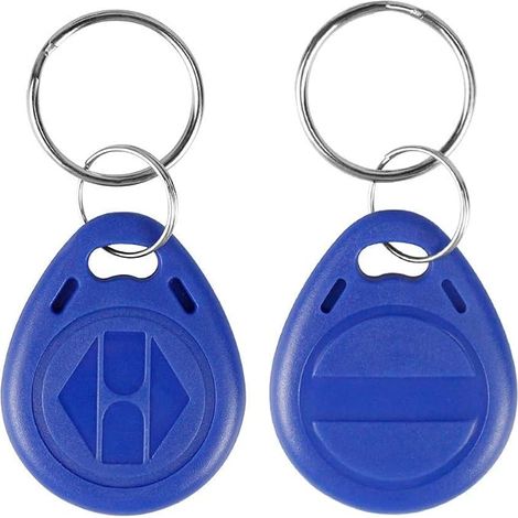 125Khz T5577 / EM4305 Keyfobs NFC Token Proximity Tag EM ID Card Entry System Blue