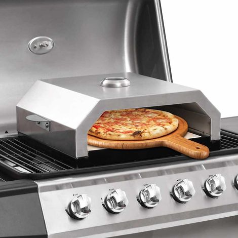 vidaXL Horno de pizza con piedra de cerámica para barbacoa carbón gas (1/5)