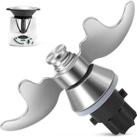1 Couteau Mélangeur Acier Inoxydable Double Lame Pour Vorwerk Thermomix TM31 Préparation Pâte (1/5)
