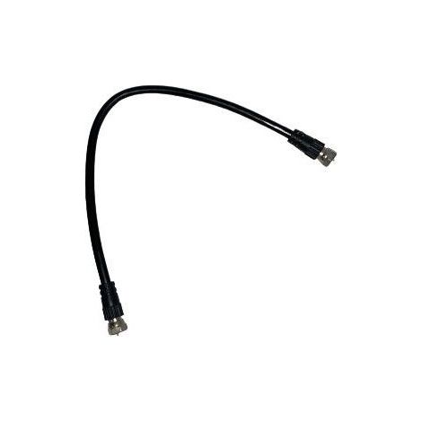 HDSAT Cable Coaxial 25 cm avec fiches F thermo soudées idéal Raccord LNB Pointeur Sat