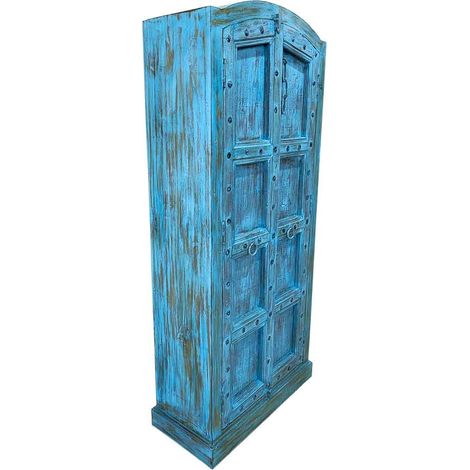 Armario de madera artesanal 90-100x37x170-195h cm (1/5)