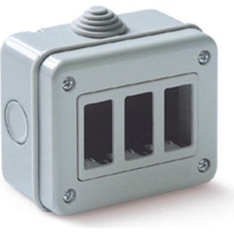 CASSETTA TONDO DA PARETE P/INTERNO 3P IP40- 1,0 pz