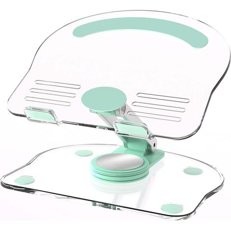 Supporto per tablet girevole a 360° - Supporto da scrivania regolabile e pieghevole con base in silicone antiscivolo - Adatto per iPad (1/5)