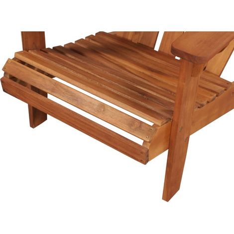 Chaise de jardin - Chaise d'extérieur Adirondack Bois d'acacia massif fr1382 - Maison La Vie (1/3)